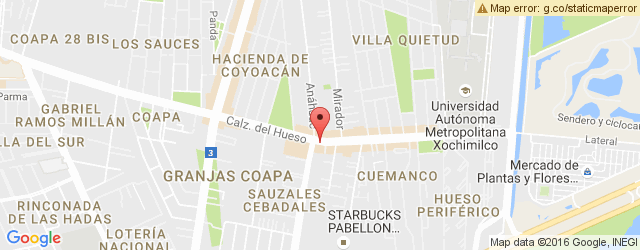 Mapa de ubicación de LA CIUDAD DE COLIMA, GALERÍAS COAPA