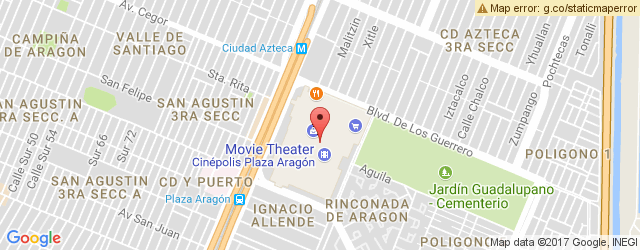 Mapa de ubicación de LA CIUDAD DE COLIMA, PLAZA ARAGÓN