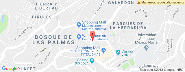 Mapa de ubicación de CAFÉ SOCIETY, WALMART INTERLOMAS