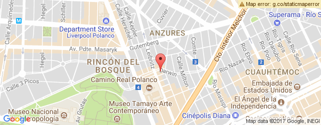 Mapa de ubicación de PAN COMIDO, ANZURES