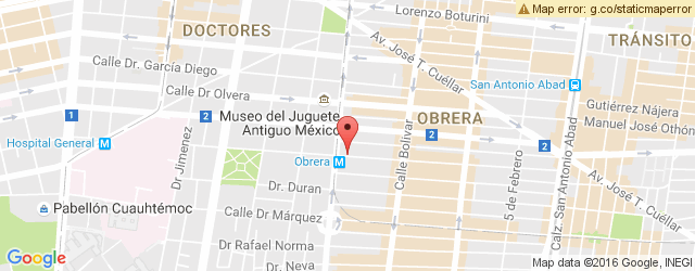 Mapa de ubicación de LA PERLA DE LA OBRERA
