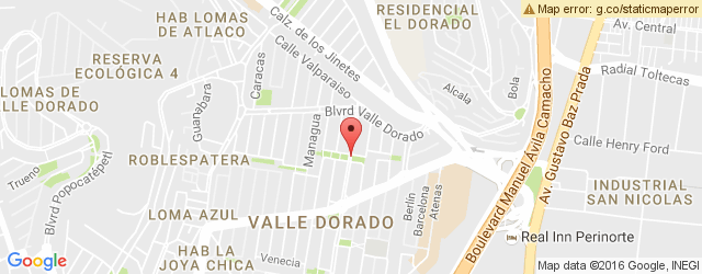 Mapa de ubicación de LOS TACOS DE LA ABUELA, VALLE DORADO