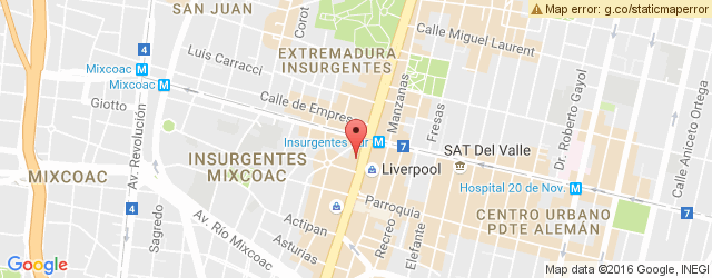 Mapa de ubicación de EL CANDELERO