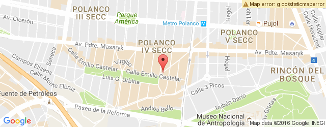 Mapa de ubicación de TACOS DON MANOLITO, POLANCO