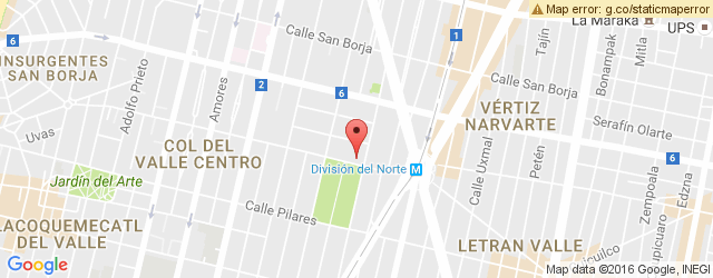 Mapa de ubicación de LAS CUADRADAS, DEL VALLE
