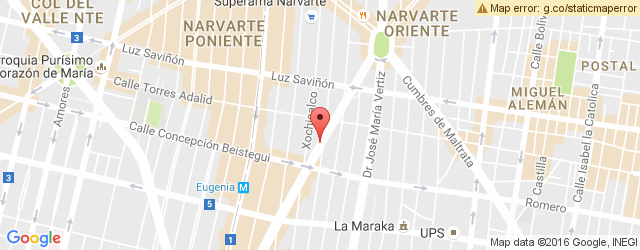 Mapa de ubicación de VINTAGE CAFÉ, NARVARTE