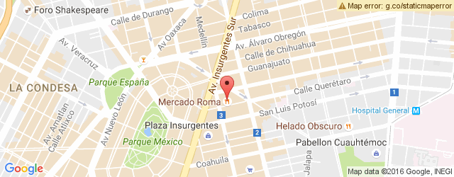 Mapa de ubicación de JACKS BUTCHERS, MERCADO ROMA
