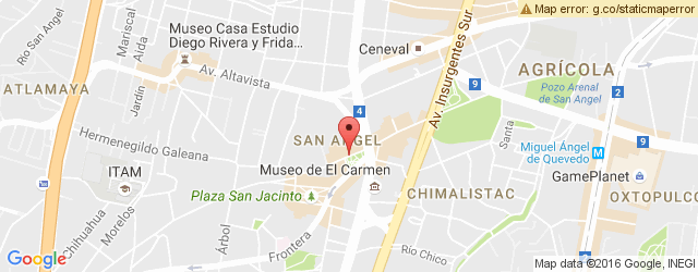 Mapa de ubicación de MOIRA'S BAKEHOUSE, MERCADO DEL CARMEN