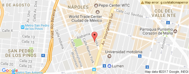 Mapa de ubicación de GUAPO CAFÉ, NÁPOLES