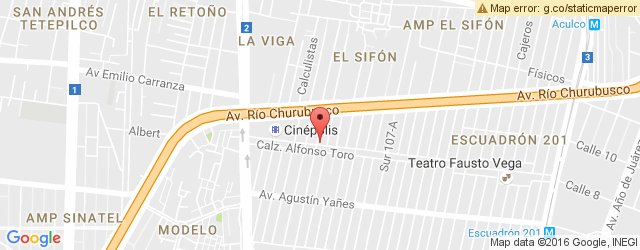 Mapa de ubicación de CHEFCITO'S SNACK, SALADS & GRILL