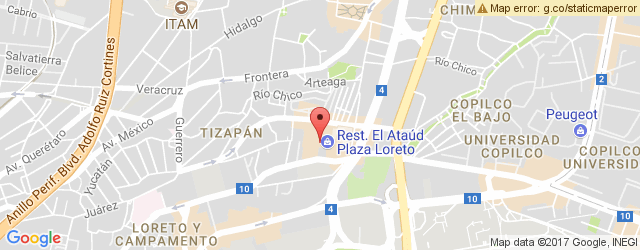 Mapa de ubicación de CALUFE, LORETO