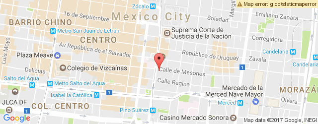 Mapa de ubicación de LA CIUDAD DE LOS ESPEJOS