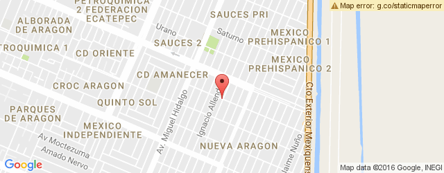 Mapa de ubicación de PASTELERÍA GINO'S, ARAGÓN