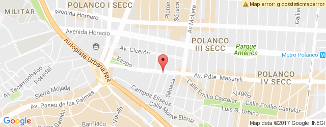 Mapa de ubicación de BELFIORE, POLANCO