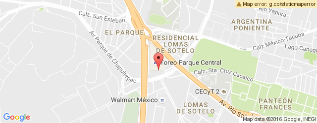 Mapa de ubicación de DOMINO'S PIZZA, PARQUE TOREO