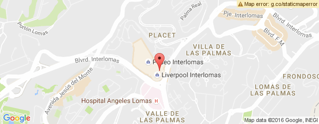 Mapa de ubicación de TACO INN, INTERLOMAS