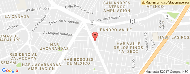 Mapa de ubicación de LA ABEJA, SANTA MÓNICA