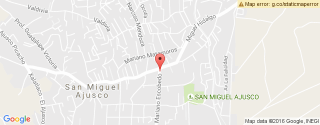 Mapa de ubicación de RICCHI PIZZA, SAN MIGUEL AJUSCO