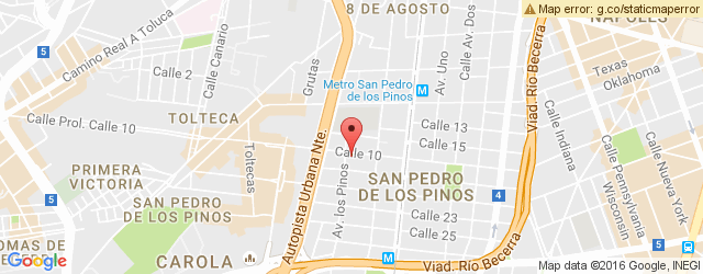 Mapa de ubicación de LATTE CAFÉ, SAN PEDRO DE LOS PINOS