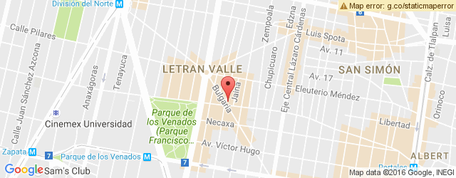 Mapa de ubicación de LA VIANDA RESTO CAFÉ