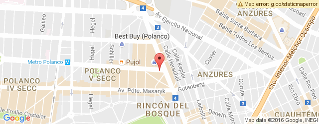 Mapa de ubicación de EL SONSACADERO, POLANCO