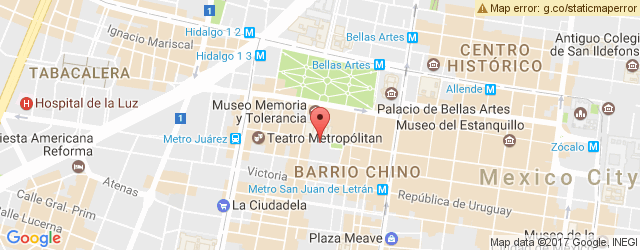 Mapa de ubicación de LA BOTICA DEL TÉ, MERCADO INDEPENDENCIA