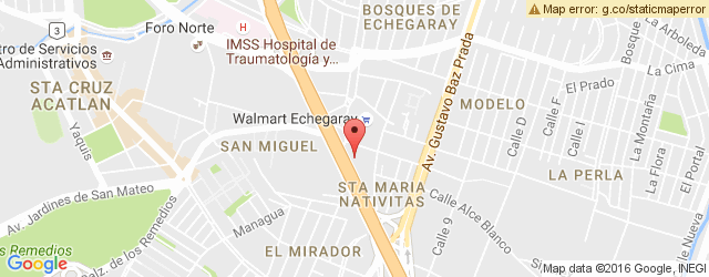 Mapa de ubicación de SANBORNS, VALLE DORADO