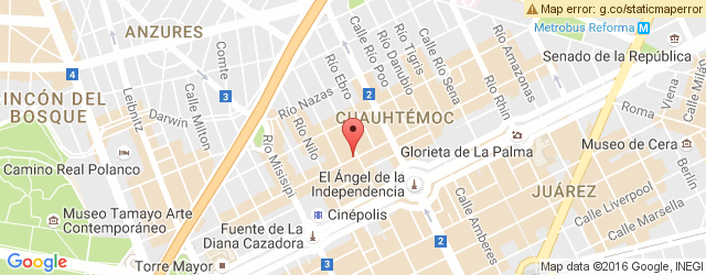 Mapa de ubicación de CHIQUITITO CAFÉ, CUAUHTÉMOC