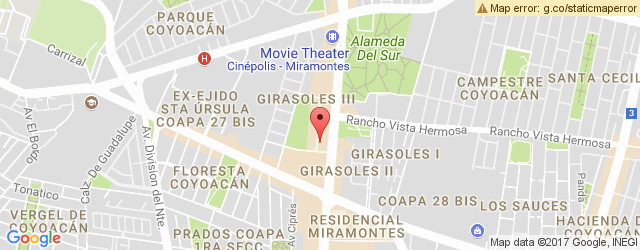 Mapa de ubicación de LA CASA DE TOÑO, COAPA