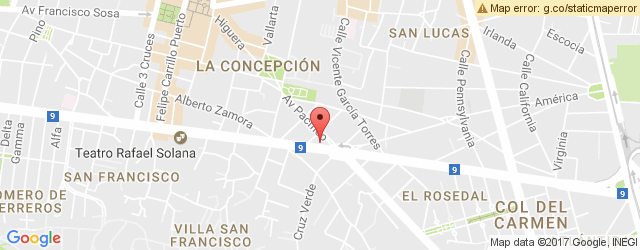 Mapa de ubicación de ROSSO DI SERA