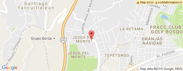 Mapa de ubicación de VILLA POLLO, JESÚS DEL MONTE
