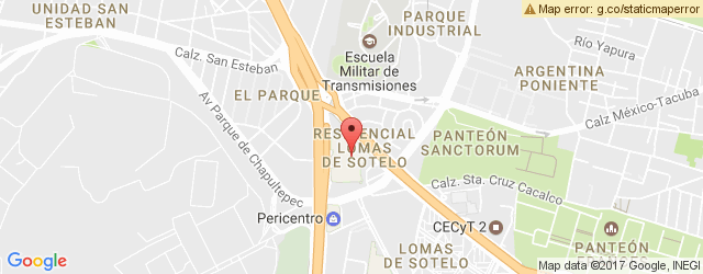 Mapa de ubicación de EL BAJÍO, TOREO PARQUE CENTRAL