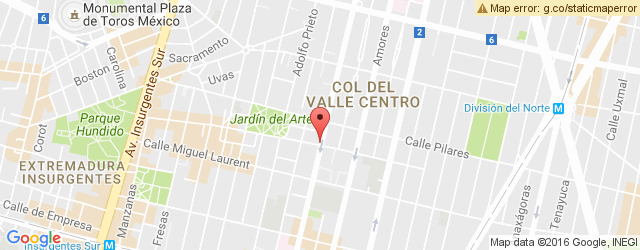 Mapa de ubicación de LOS PO'BOYS, DEL VALLE