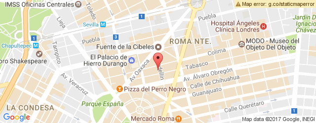 Mapa de ubicación de FONDA FINA