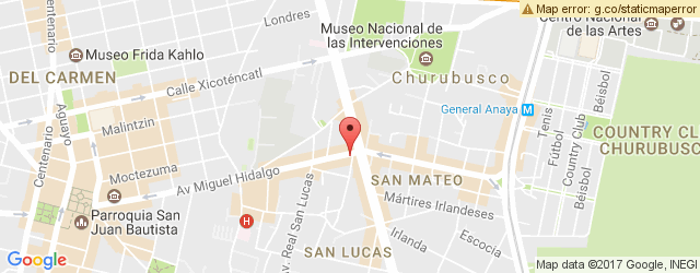 Mapa de ubicación de MAFALDA RESTAURANTE ARGENTINO