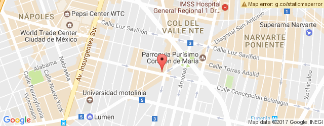 Mapa de ubicación de OCHENTAOCHO CEMITAS POBLANAS, DEL VALLE