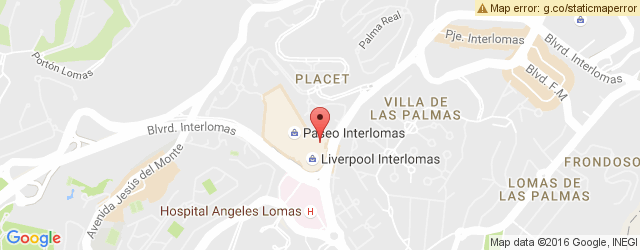 Mapa de ubicación de ASADERO UNO, PASEO INTERLOMAS