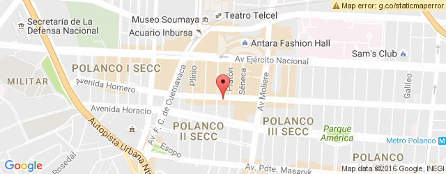 Mapa de ubicación de URBAN SPICES, POLANCO