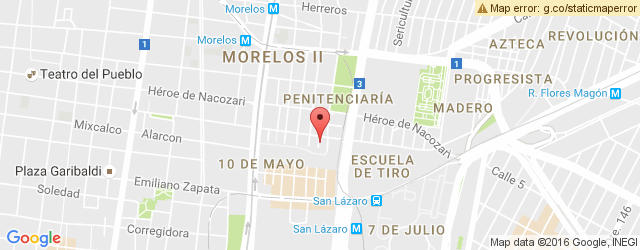 Mapa de ubicación de EL SABOR DEL CENTRO
