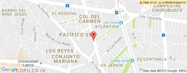 Mapa de ubicación de PORCO ROSSO, COYOACÁN