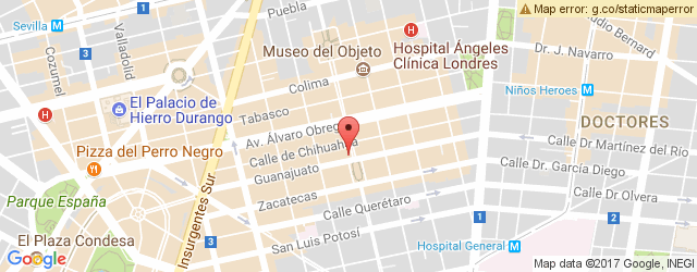 Mapa de ubicación de XOCOLATE, CASA QUIMERA
