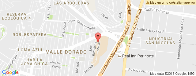 Mapa de ubicación de LA BTK, VALLE DORADO