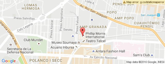 Mapa de ubicación de LA CULATA PLAZA CARSO