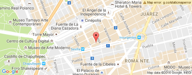 Mapa de ubicación de CITADINO CAFÉ