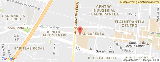 Mapa de ubicación de LA CERVECERÍA DE BARRIO, TLALNEPANTLA