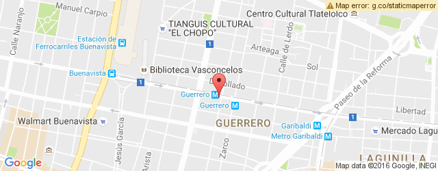 Mapa de ubicación de LA CERVECERÍA DE BARRIO, FORUM BUENAVISTA