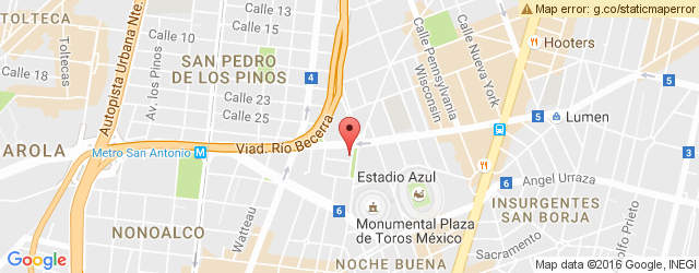 Mapa de ubicación de EL PRETEXTO, PLAZA DE TOROS