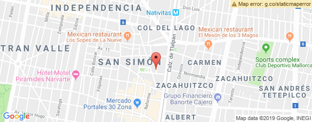 Mapa de ubicación de LOS MICHOACANOS