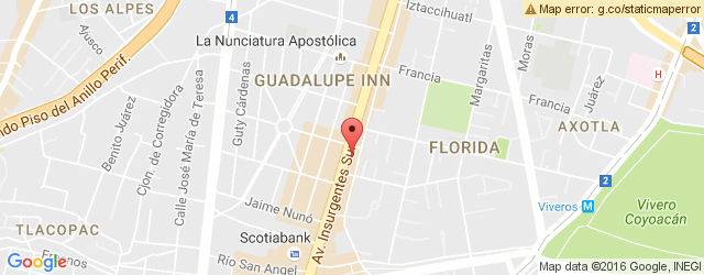 Mapa de ubicación de CRUZ DEL SUR TINTO Y CARNE