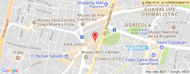 Mapa de ubicación de LA BIPO, SAN ÁNGEL